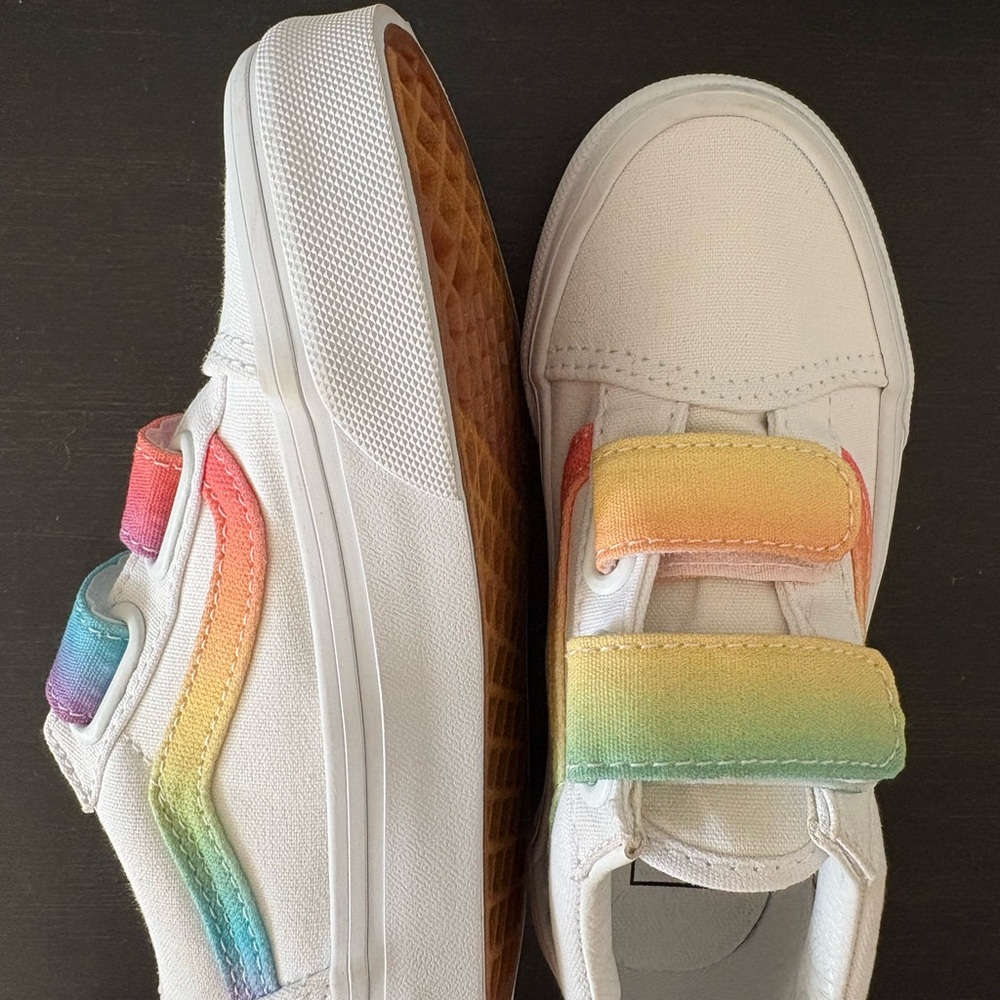 Little Girls Vans, New- never worn. - Picture 2 of 3